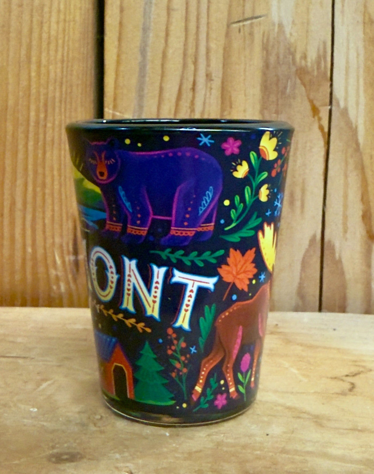 Folk Art Shot Glass