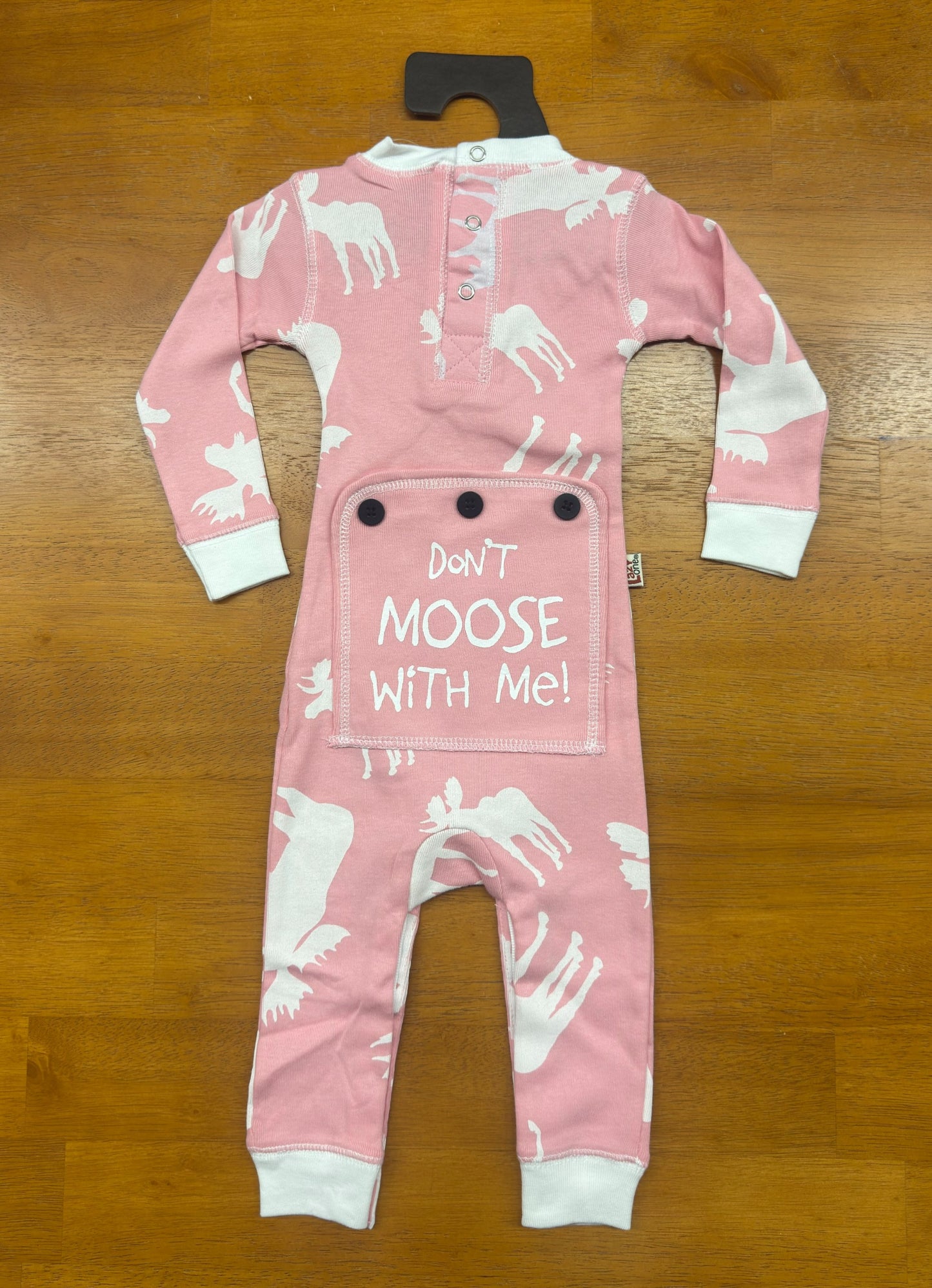 Don't Moose With Me Pink Toddler Flapjack