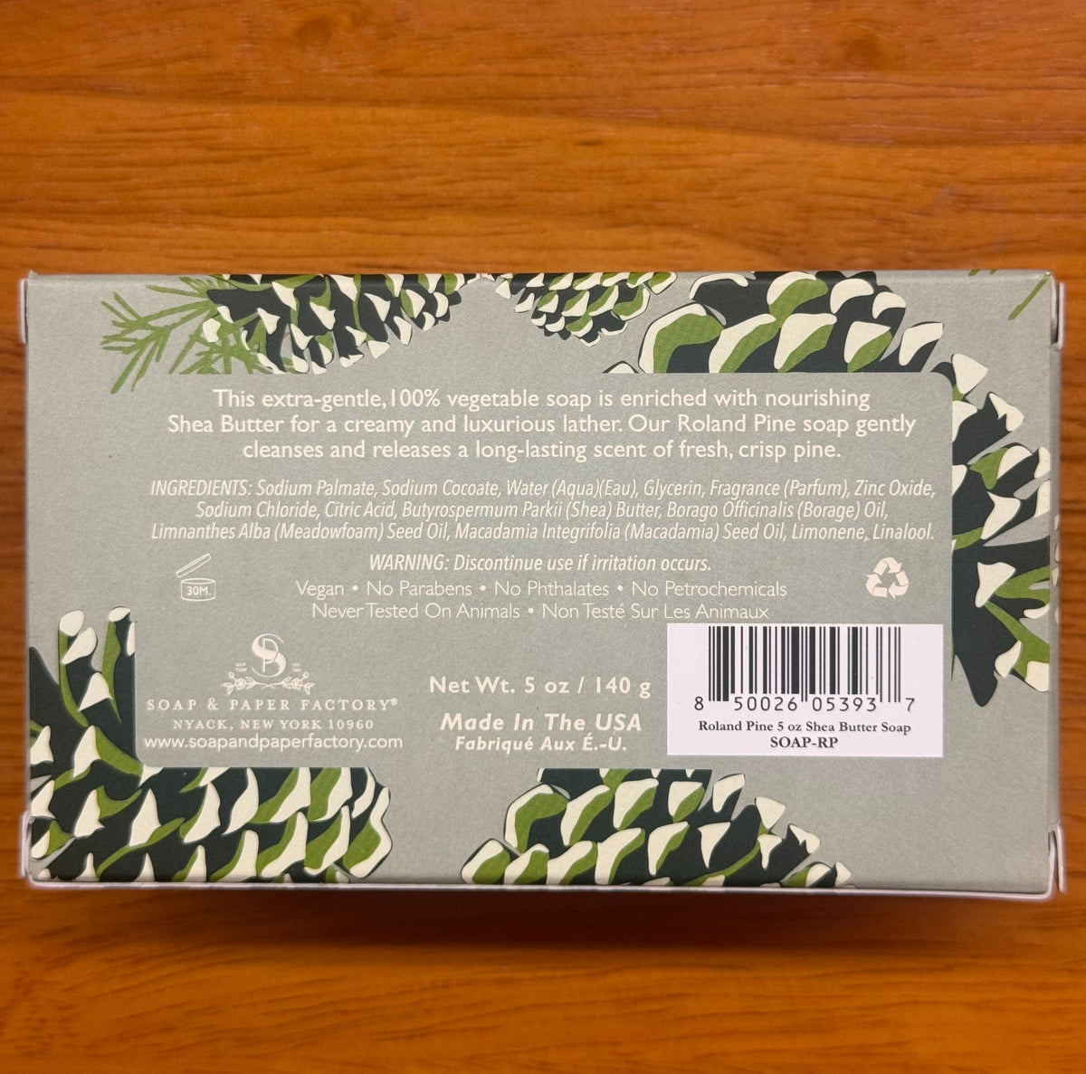 Shea Butter Roland Pine Soap