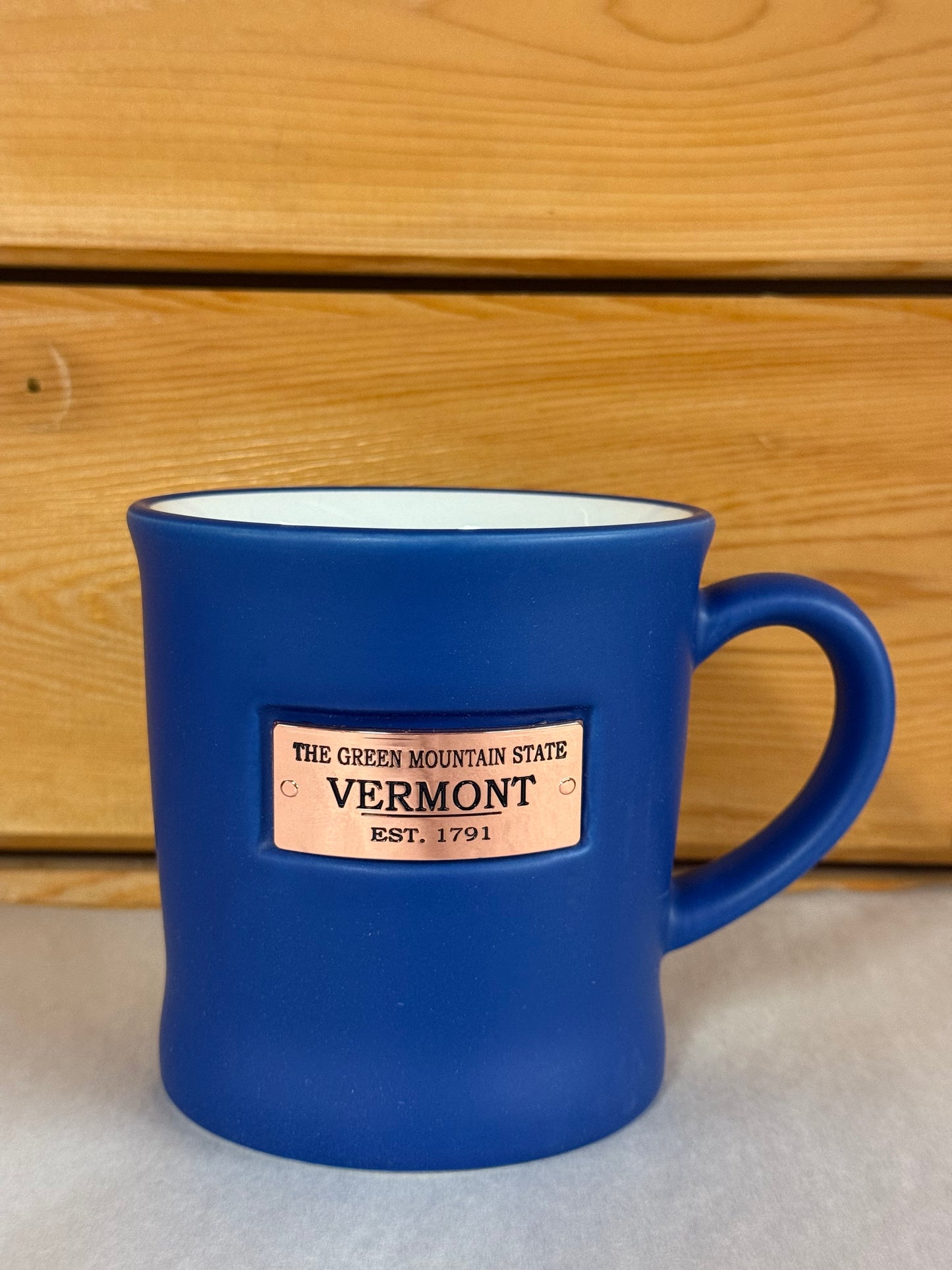 Green Mountain State Mug Color Blue