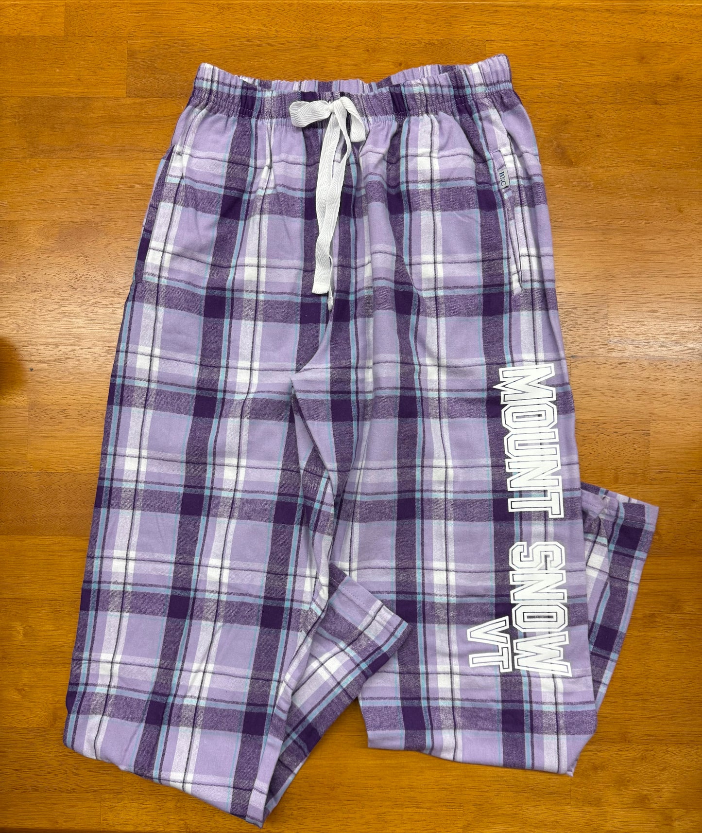 Womens Flannel Pants Color Lavender