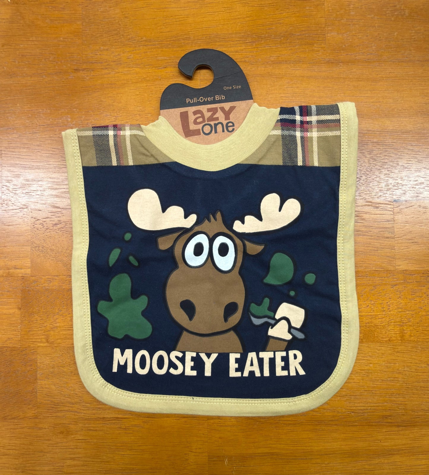 Blue Moosey Eater Pull Over Bib