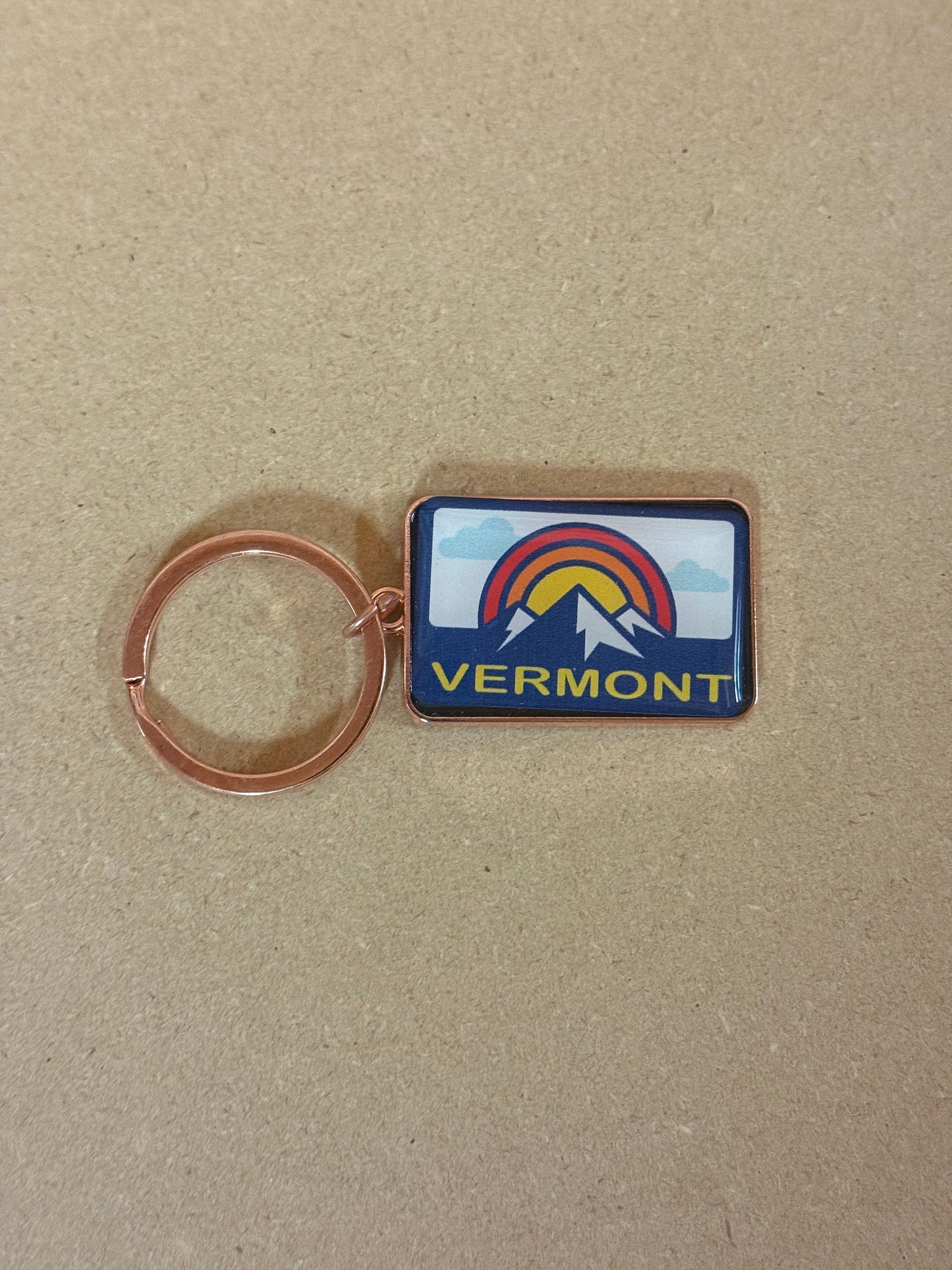 Vermont Rosegold Keychain