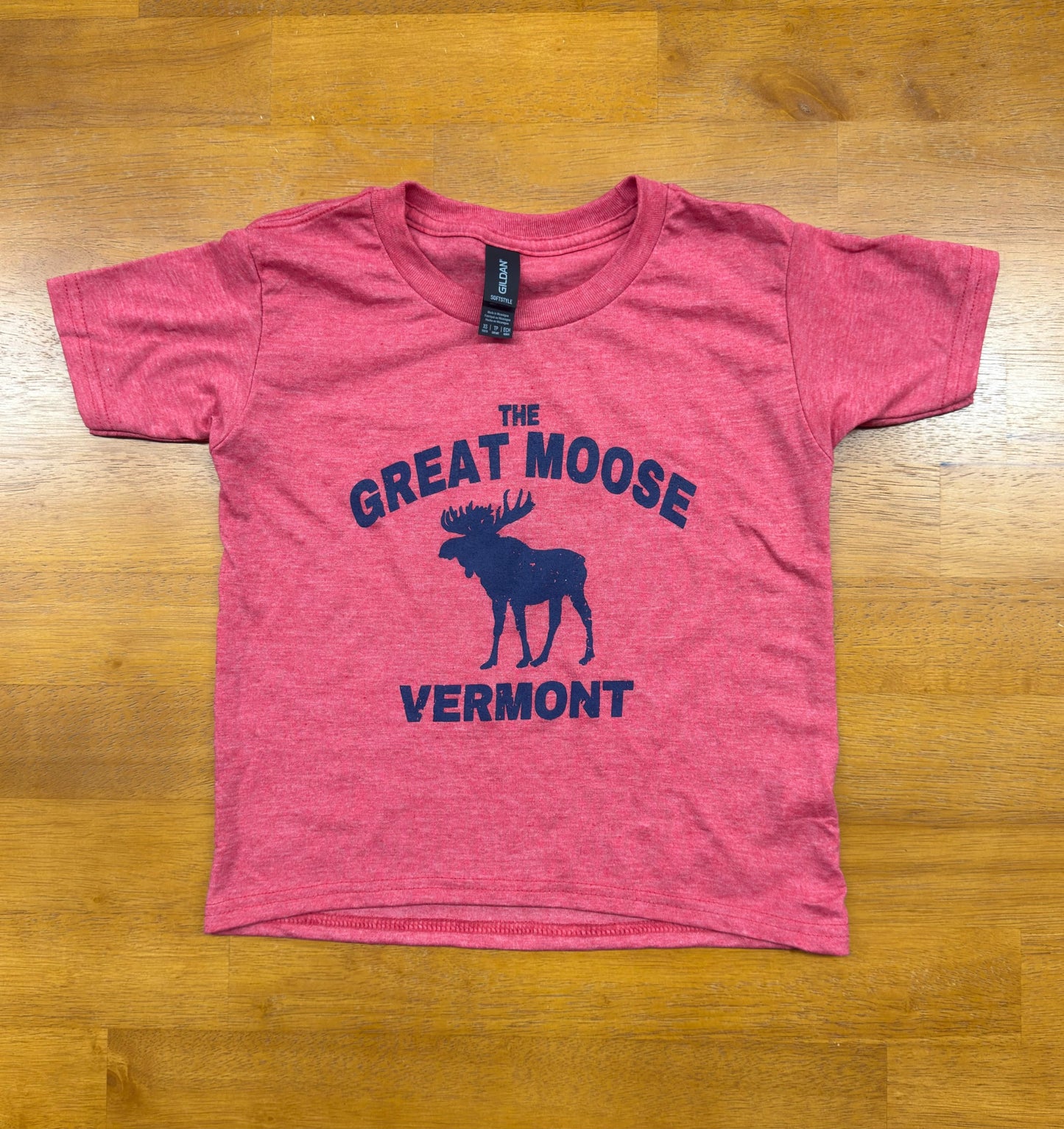 The Great Moose Youth T Shirt Color Heather Red
