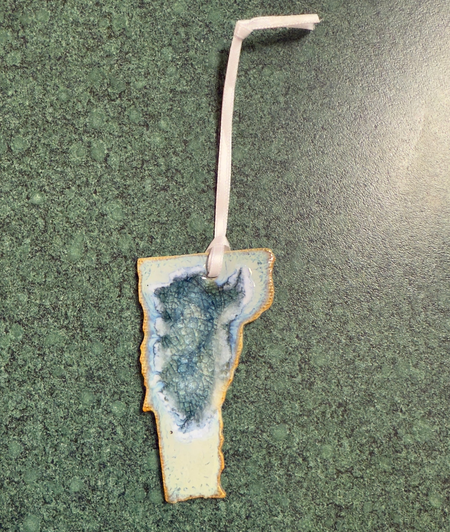 Handmade VT Geode Ornament