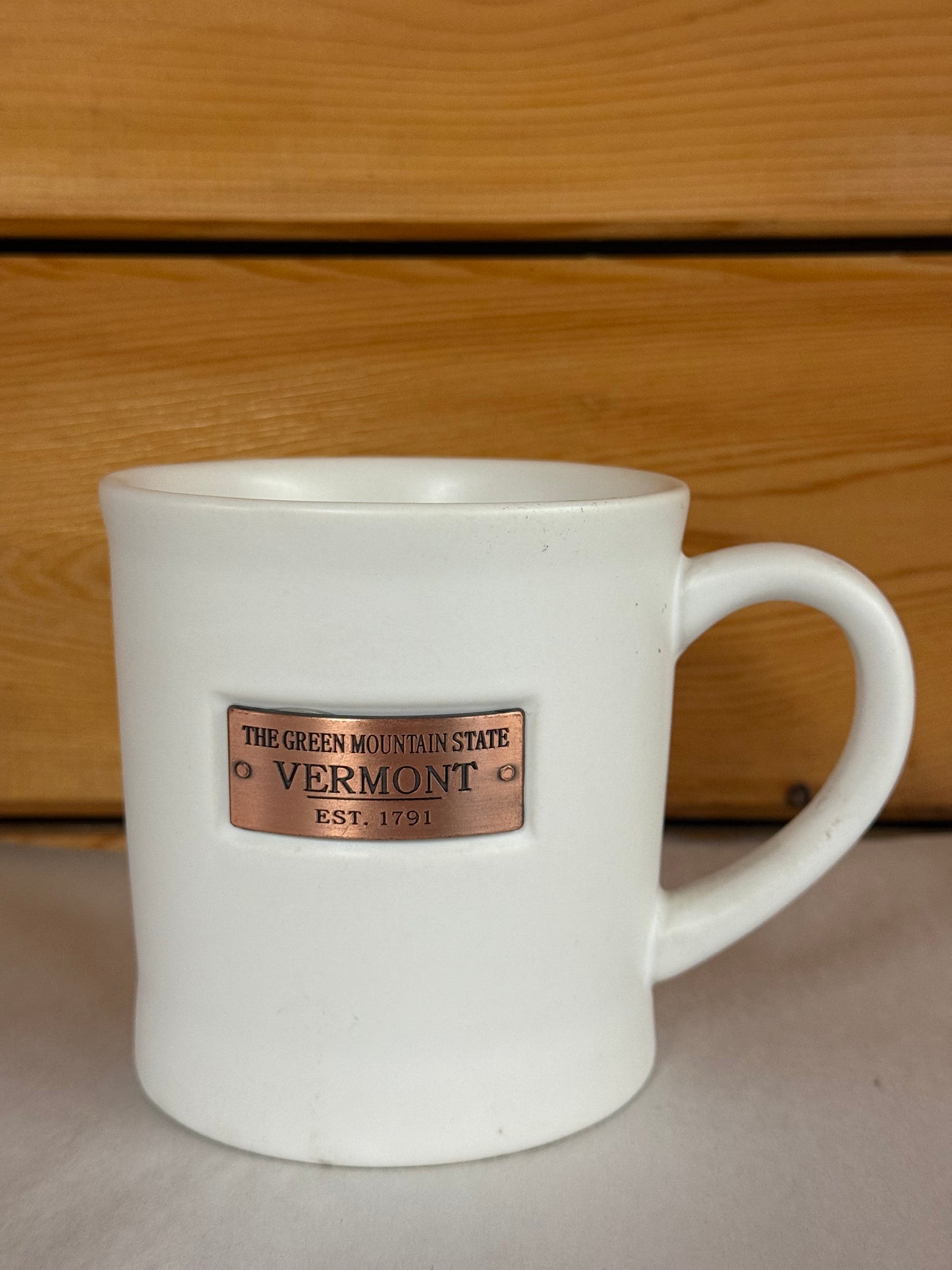 Green Mountain State Mug Color White