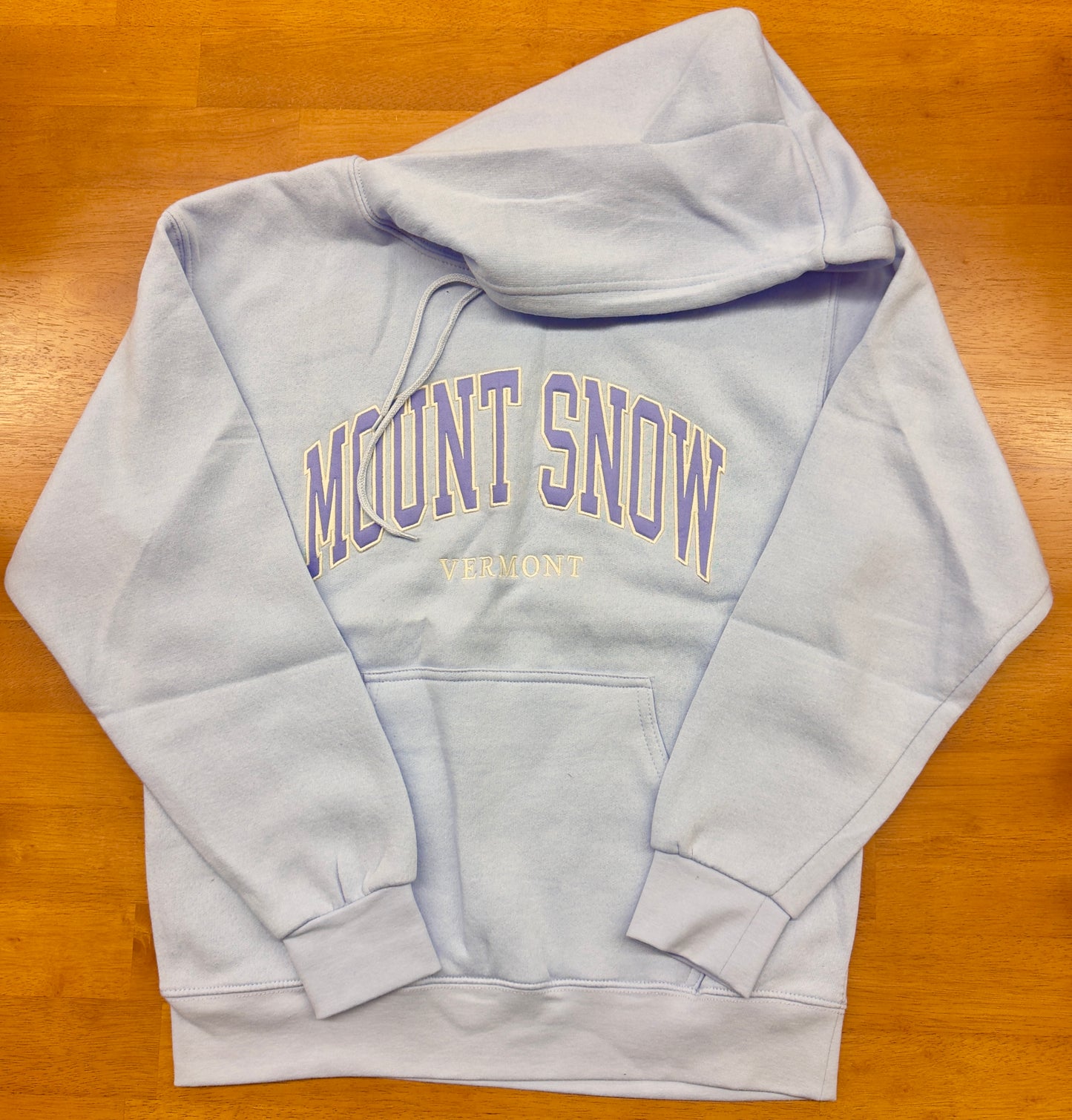 Mount Snow Vermont Good Hoodie Color Pastel Periwinkle
