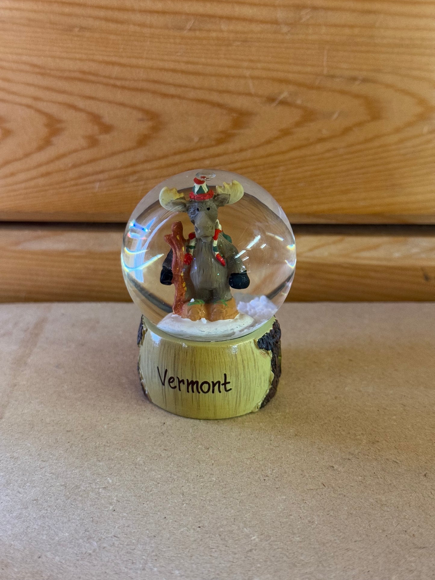 Mini Moose Snow Globe