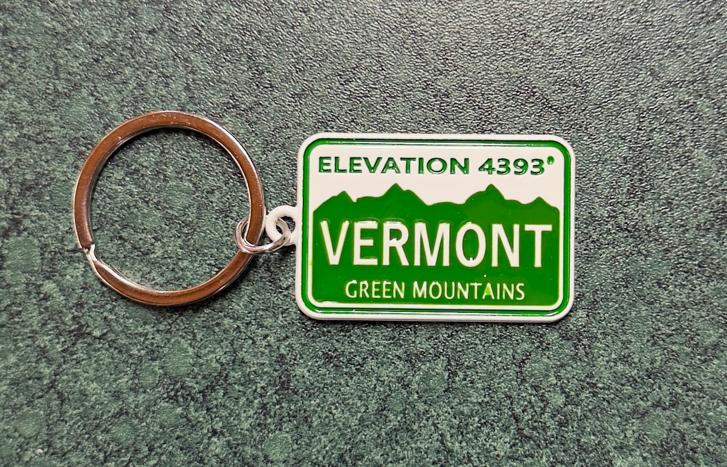 Vermont Elevation Keychain