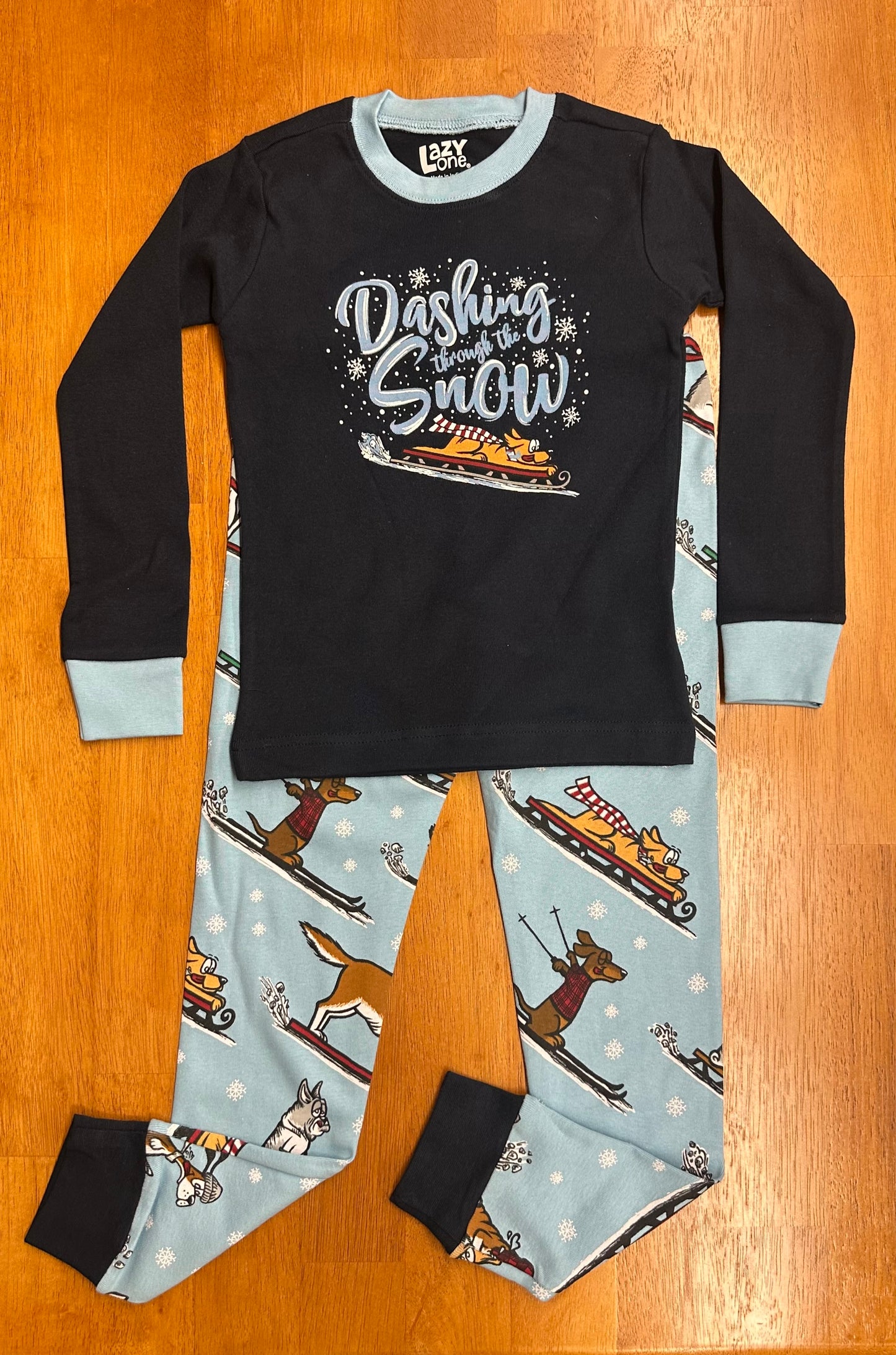 Dashing Through The Snow Kids PJ Set