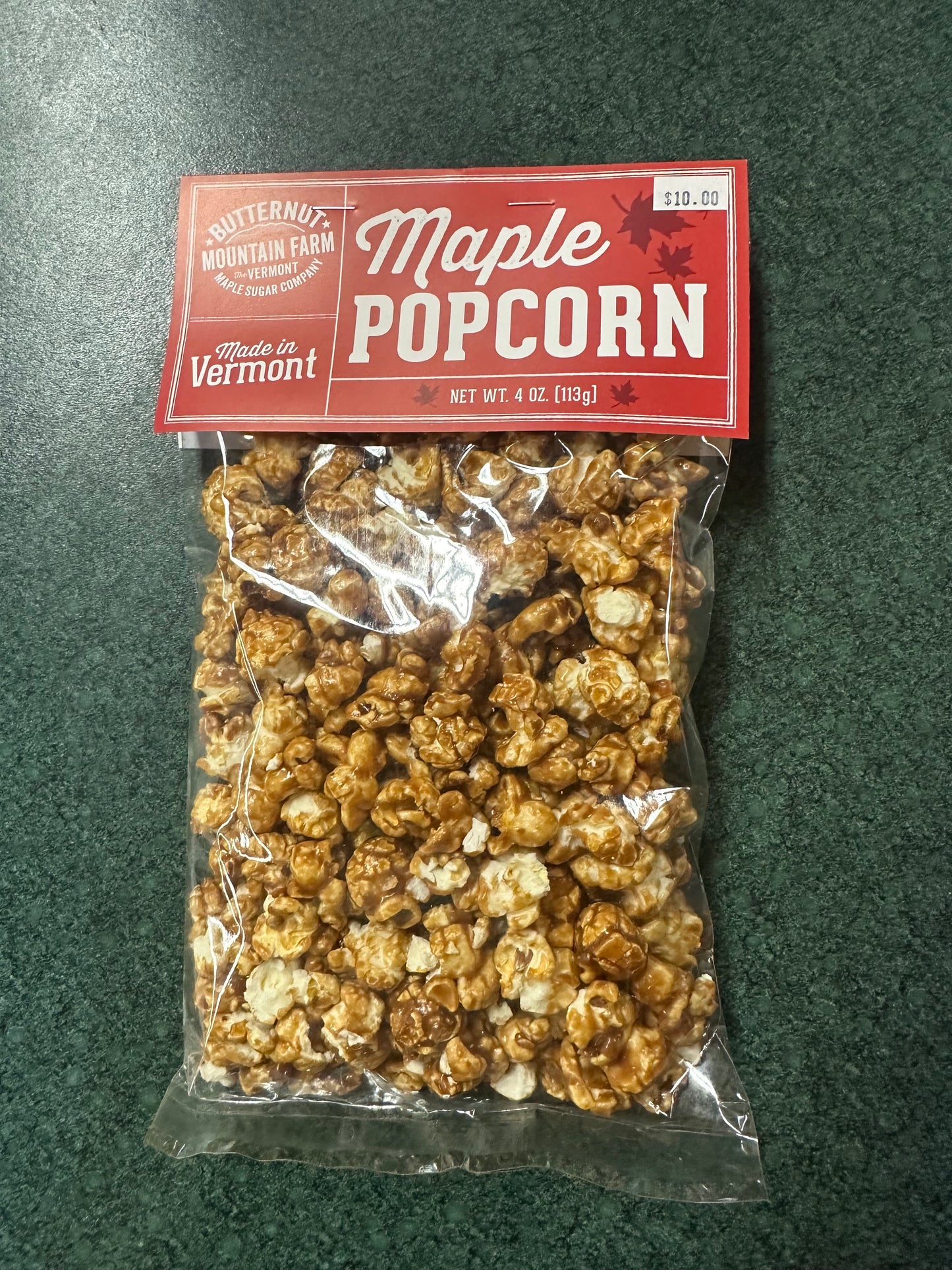 4oz Maple Popcorn