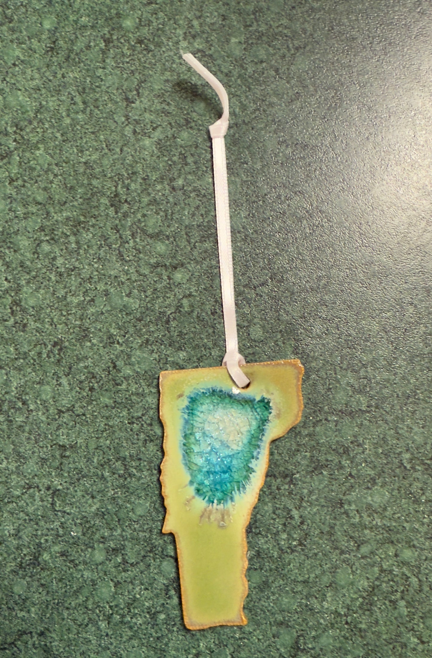 Handmade VT Geode Ornament