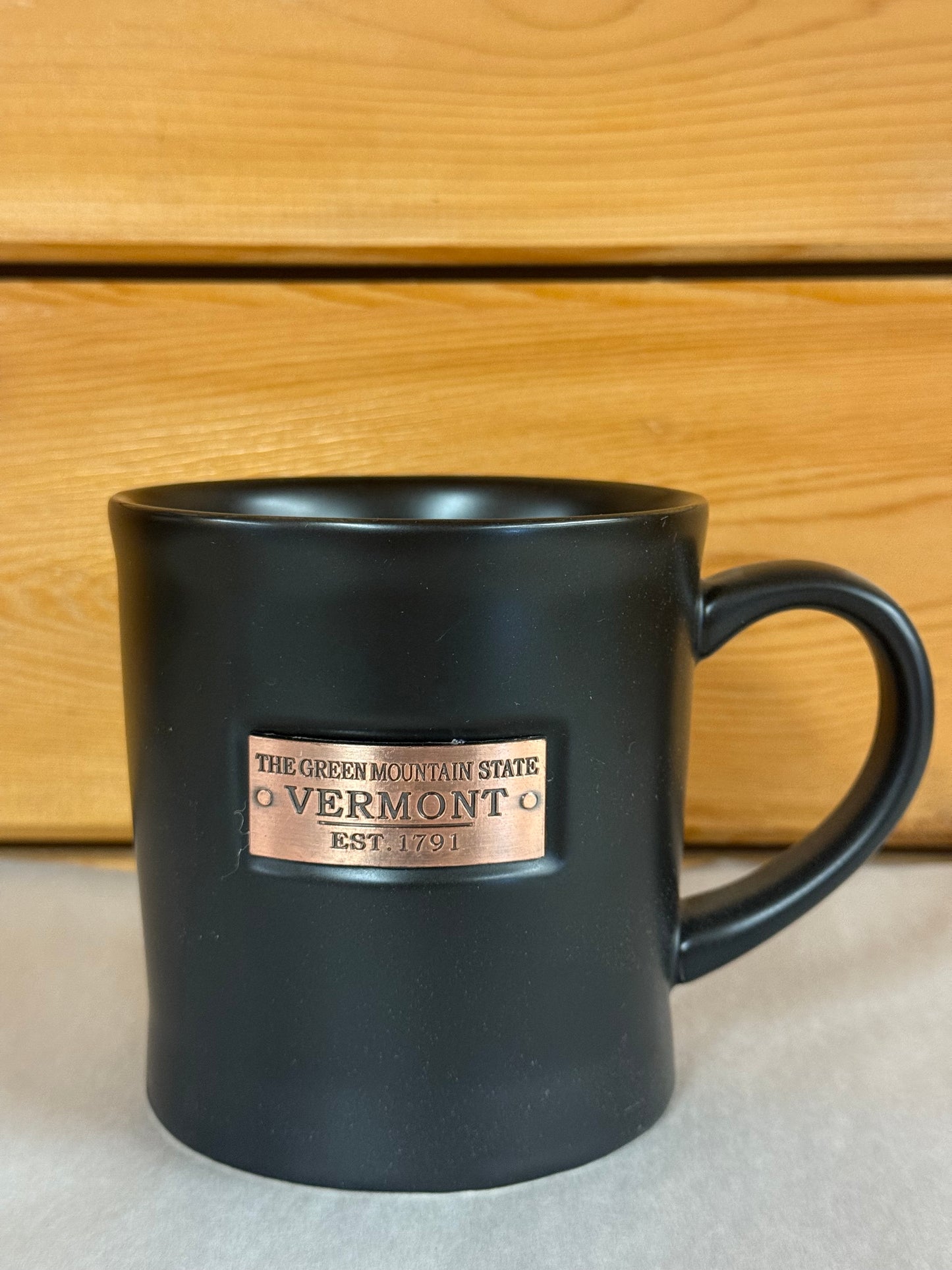Green Mountain State Mug Color Black