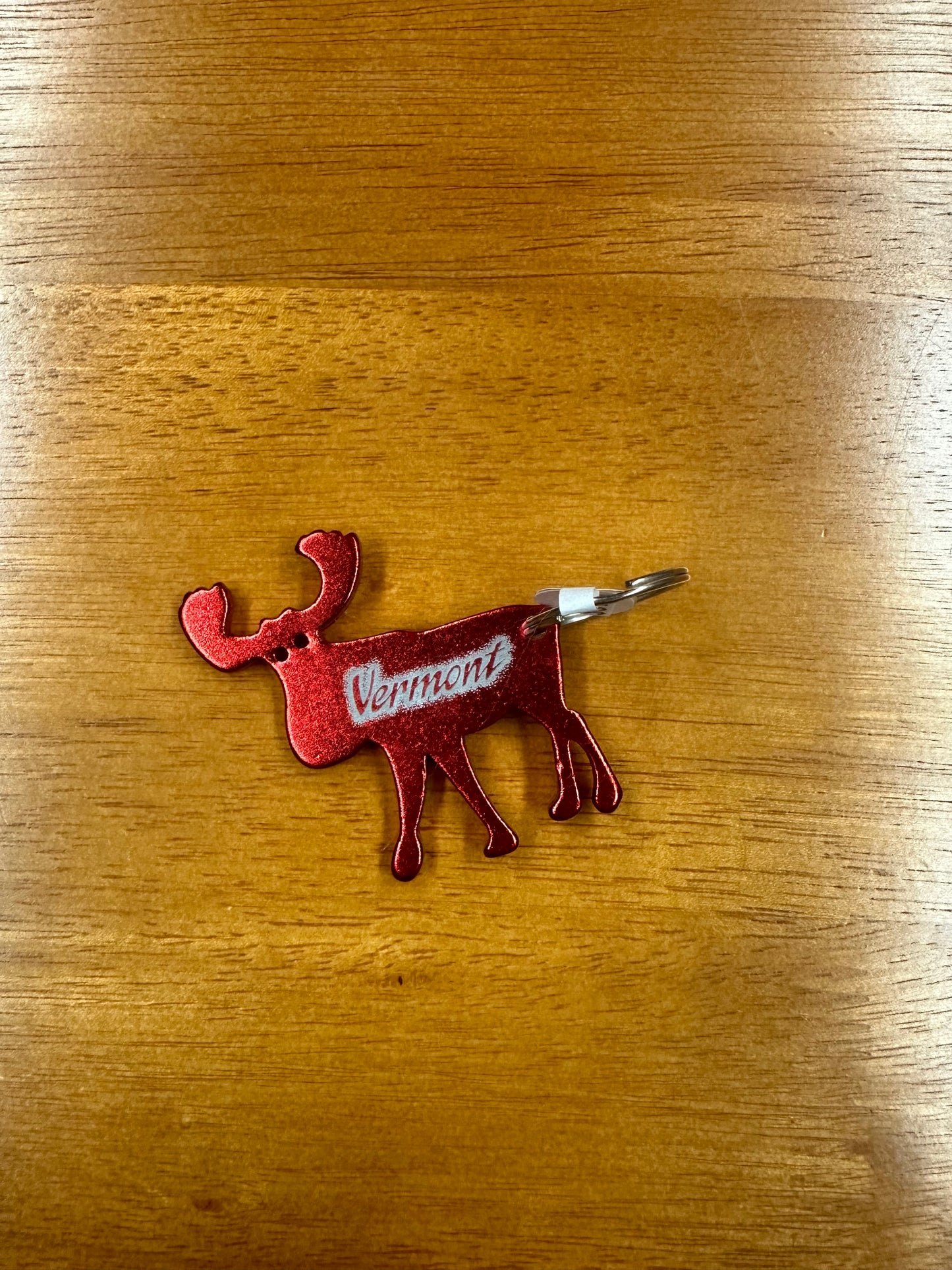 Red Moose Vermont Keychain