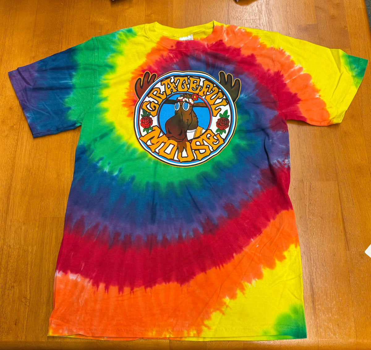Grateful Moose Tie Dye T Shirt