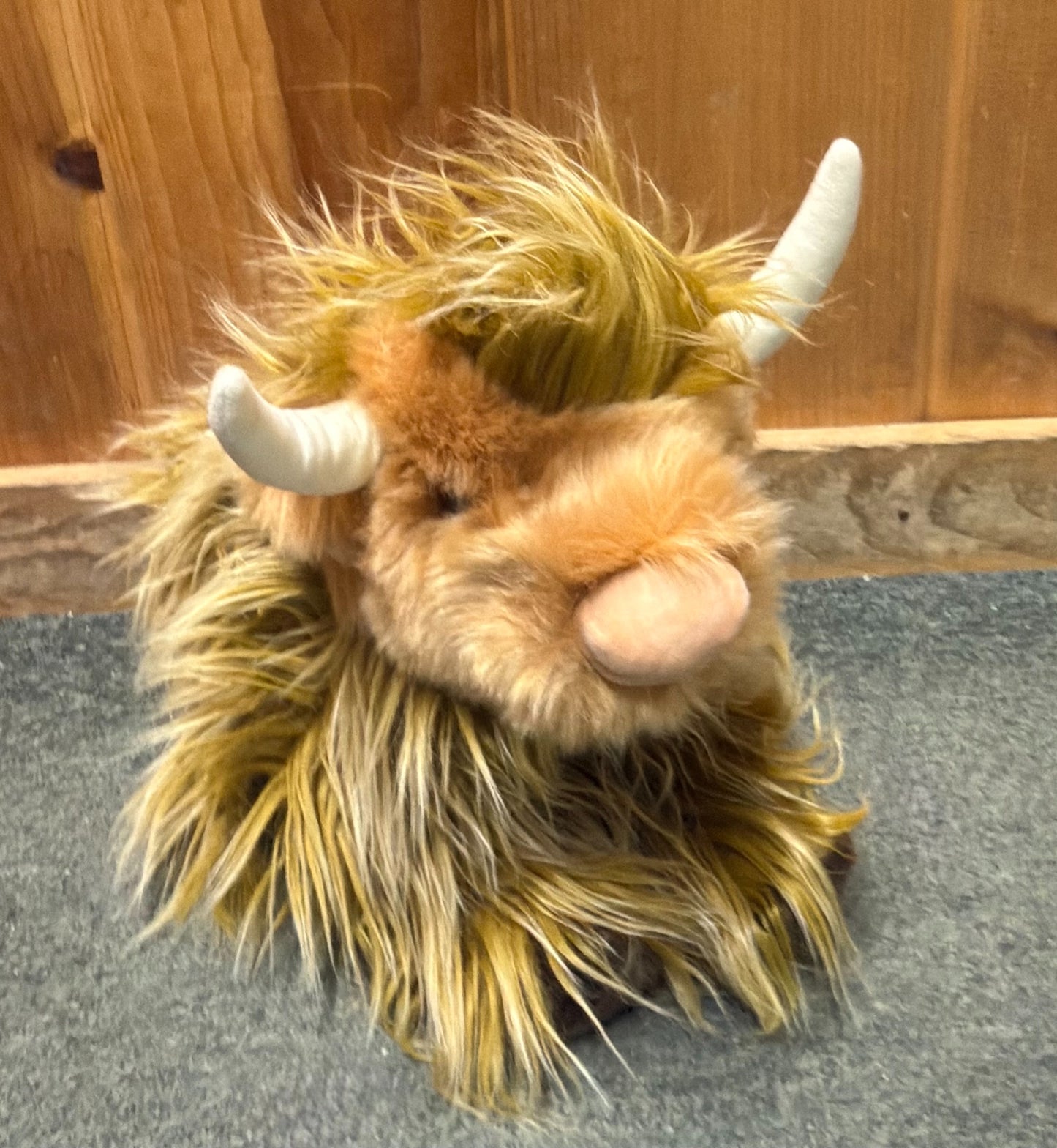 Wallace Highland Cow DLux Stuffed Animal