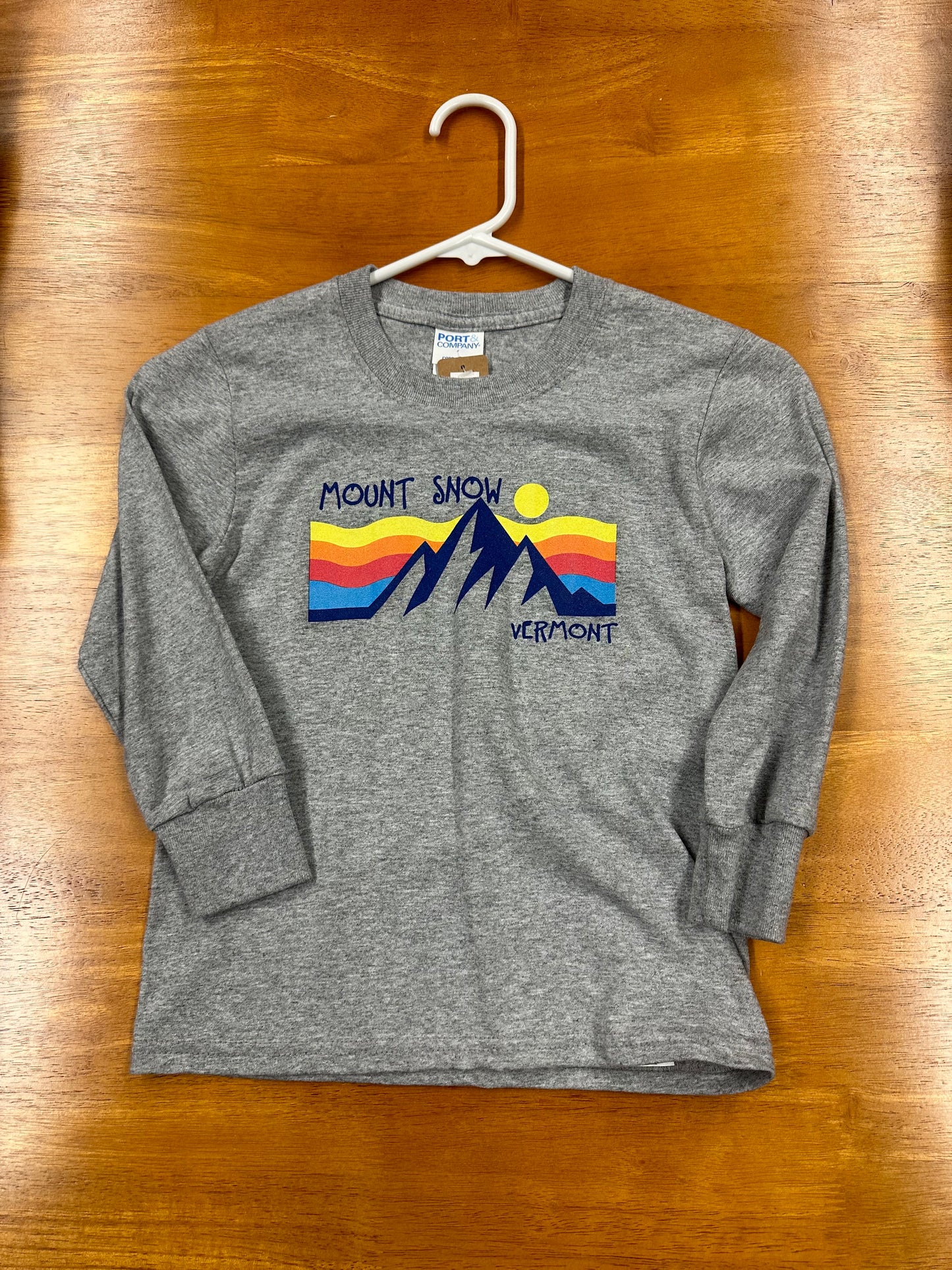 Youth Rainbow Mount Snow Full Front Long Sleeve