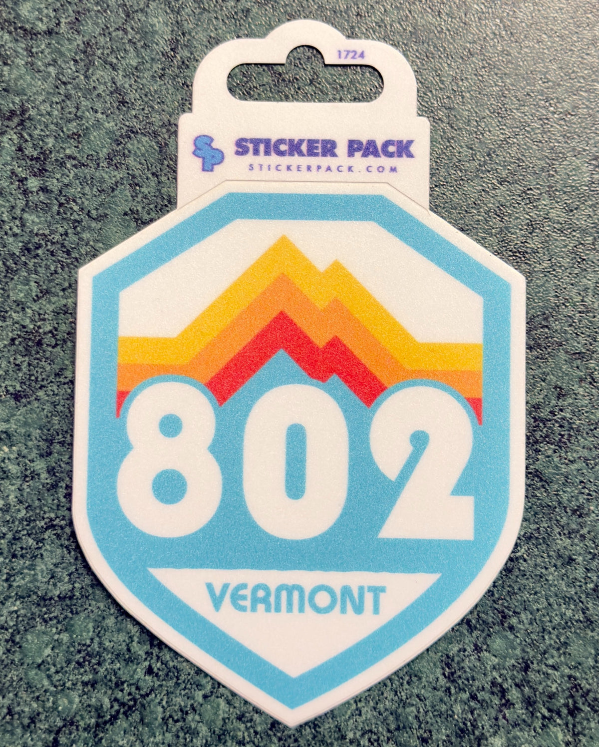 802 Vermont Vintage Design Sticker