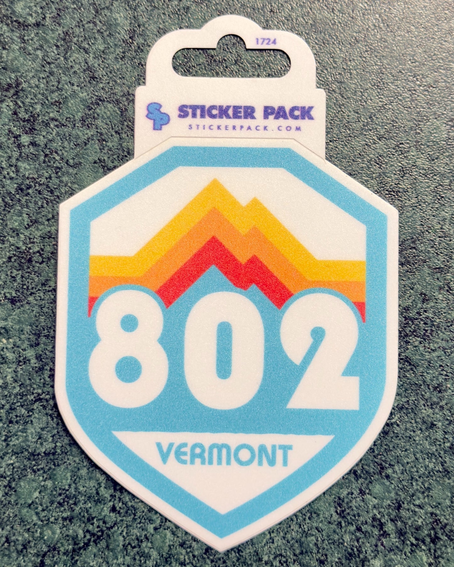 802 Vermont Vintage Design Sticker