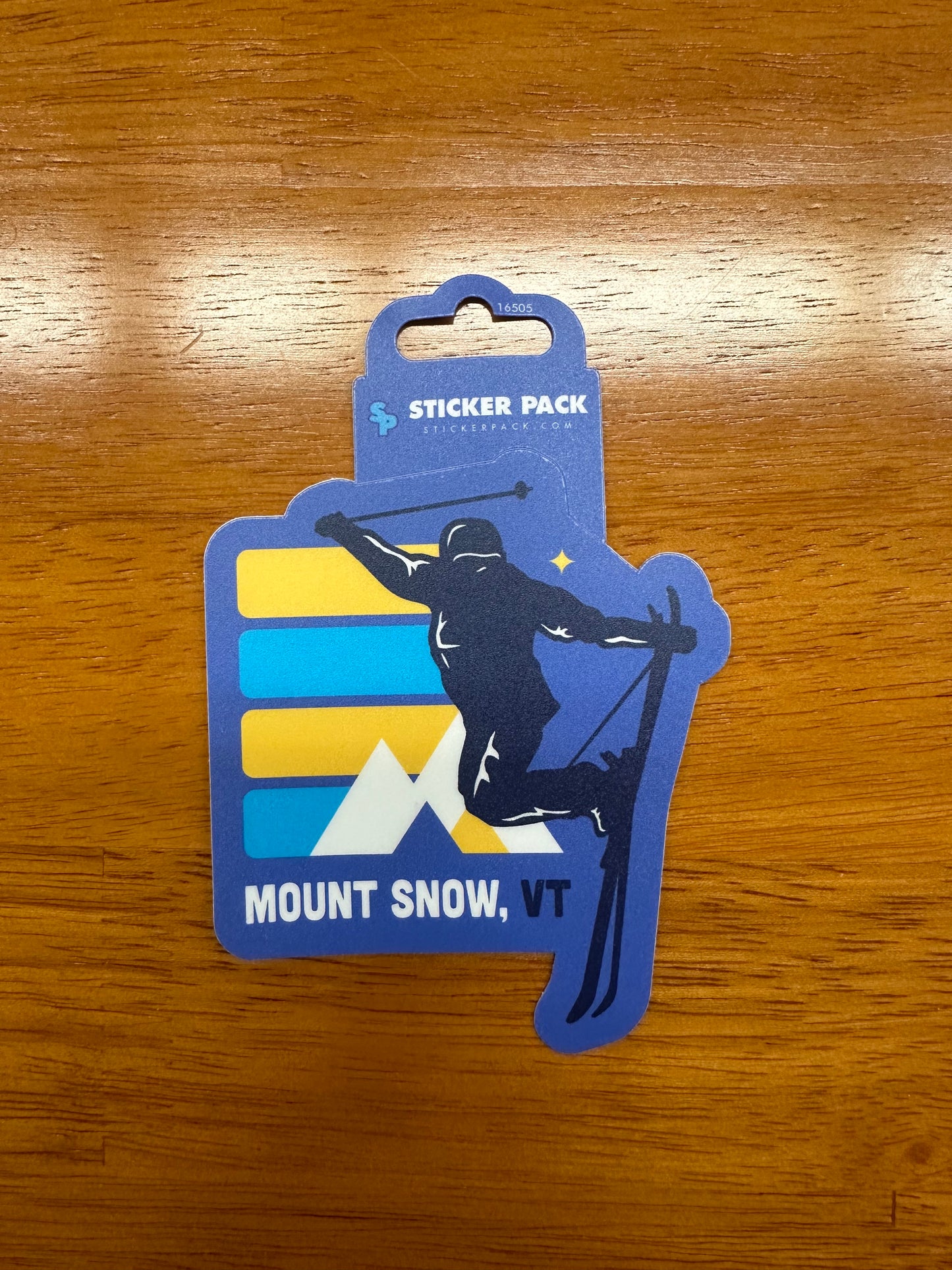 Mount Snow Ski Tail Grab Sticker