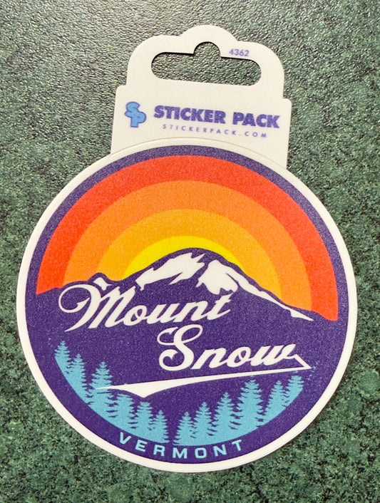Sun Burst Mount Snow Sticker