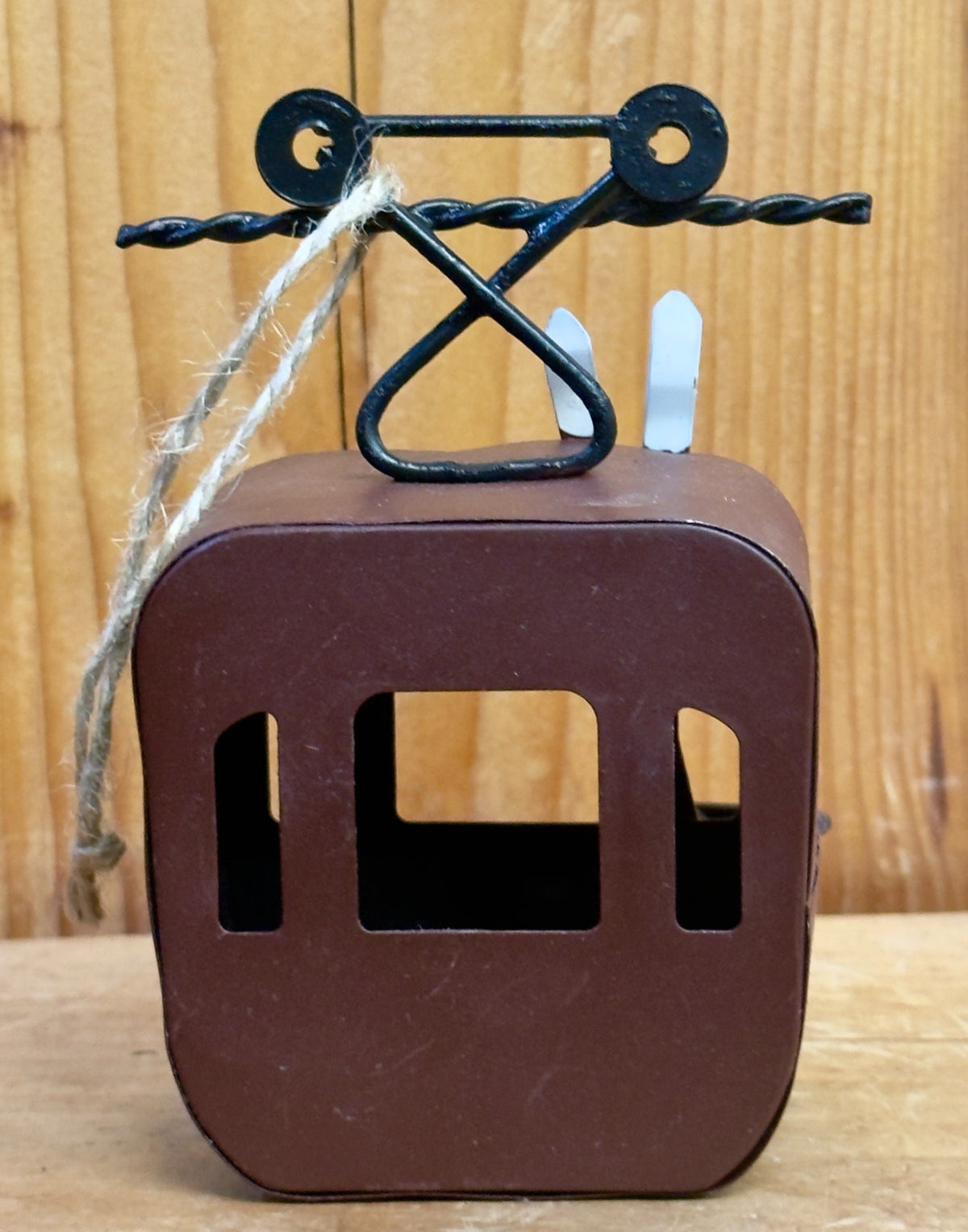 Red Chairlift Ornament