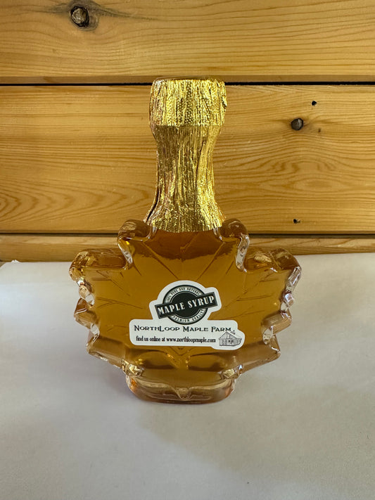 100ml Glass Leaf Maple Syrup