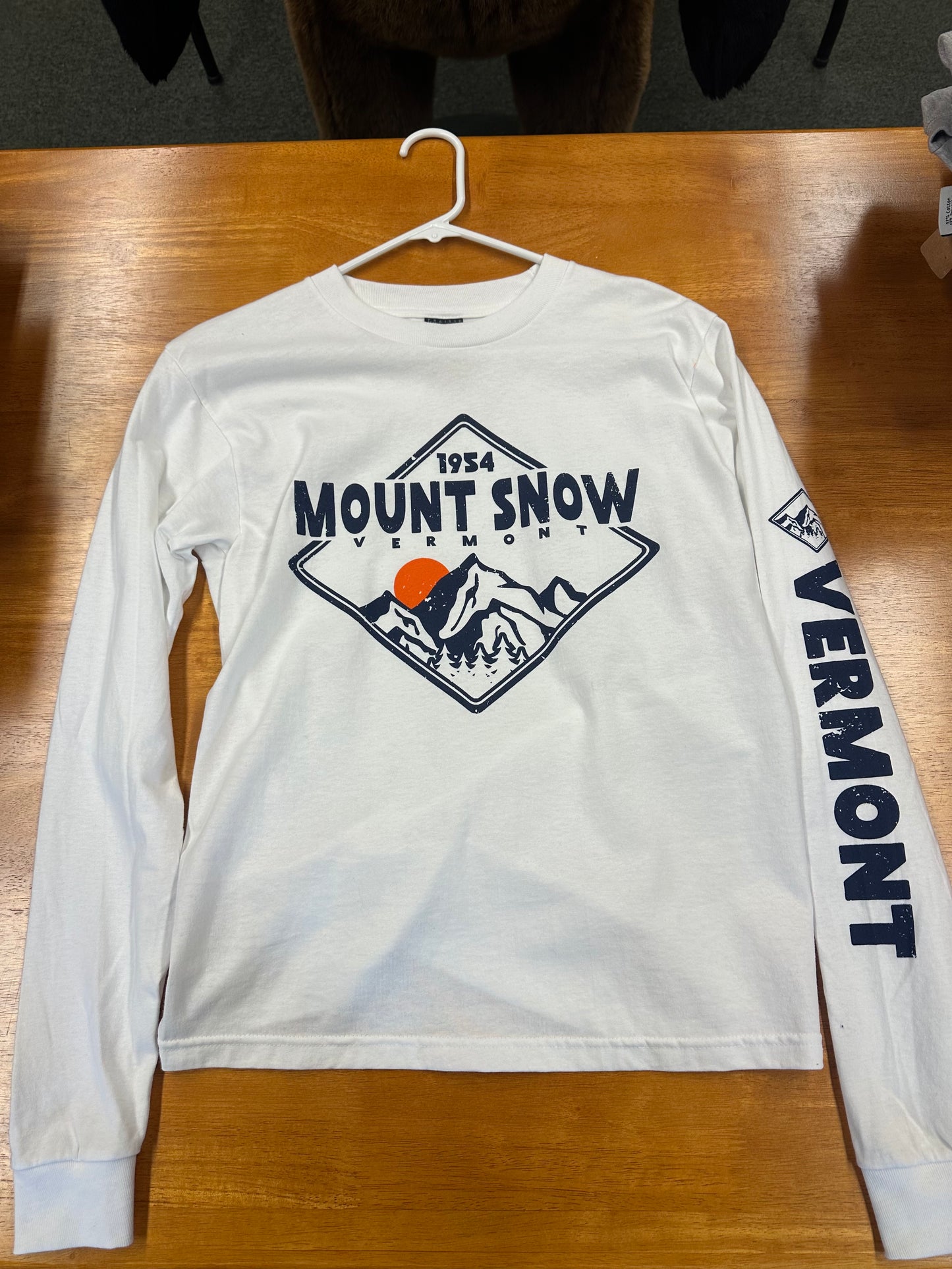 Mount Snow Diamond 1954 Full Front Left Sleeve Heather