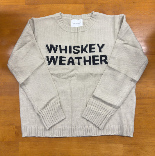 Lt. Tan Whiskey Weather Sweater