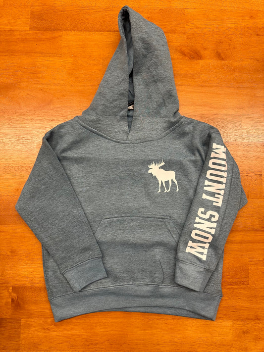 Youth Fleece Vermont Hoodie Color Bermuda Blackout