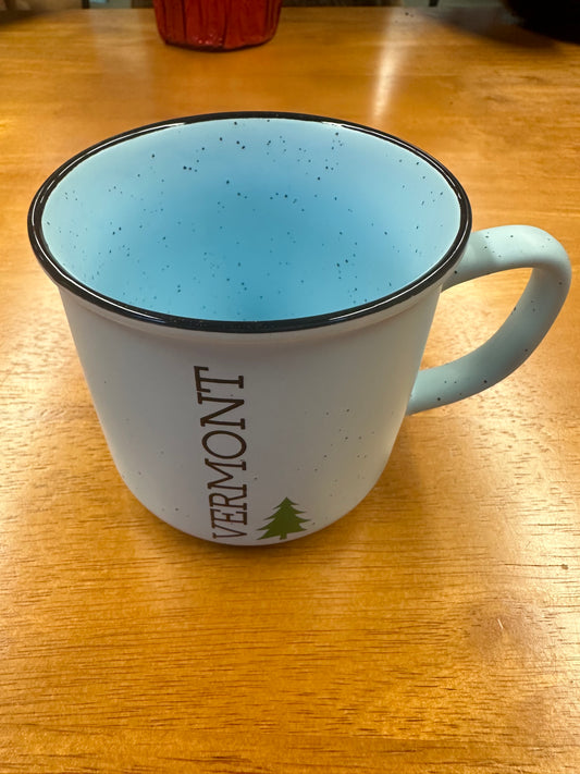 Vermont Speckled Glazed Mug Color Blue