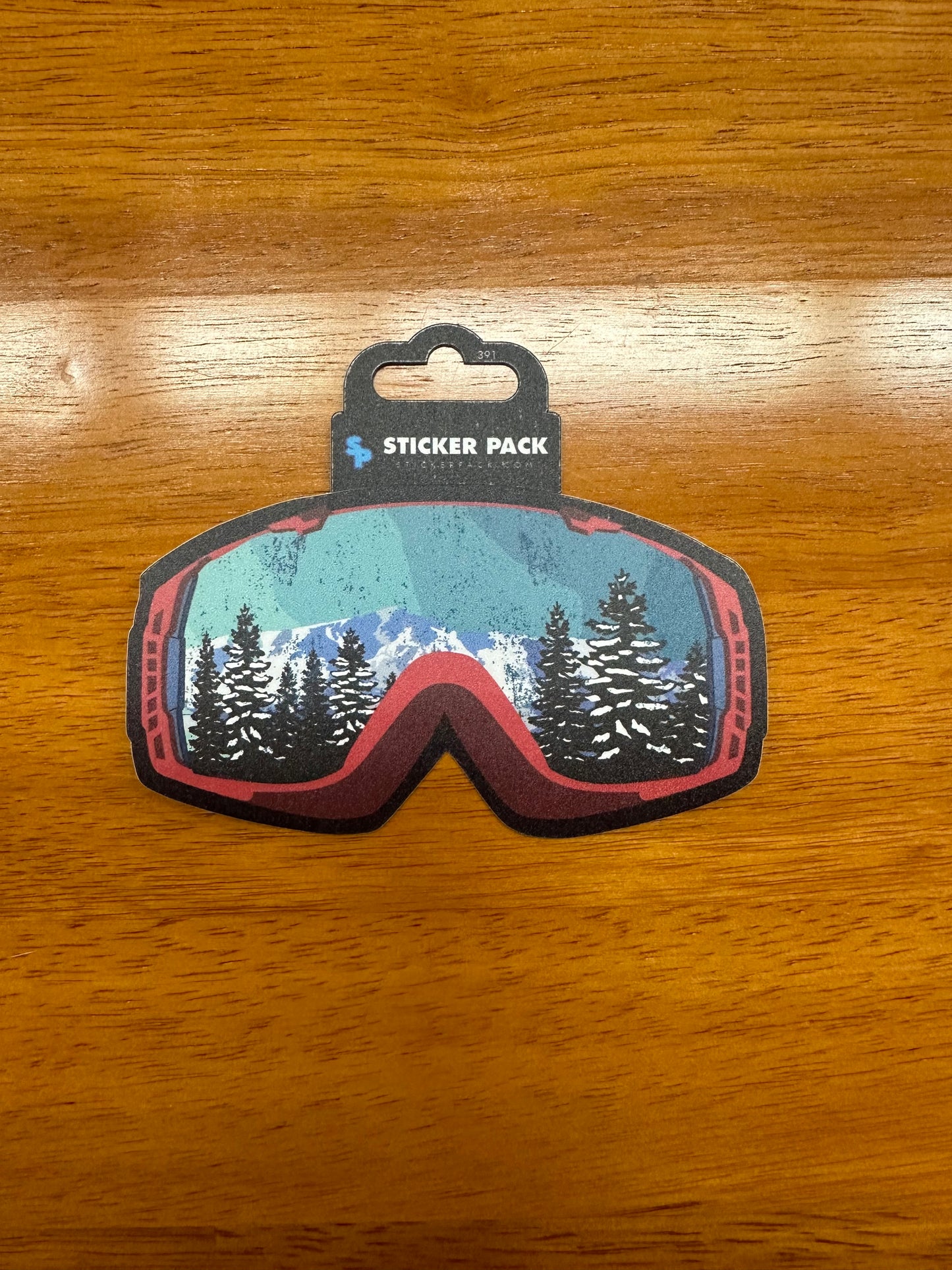 Eyewear Snow Covered Trees Sticker