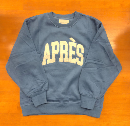 Blue & White Apres Sweatshirt