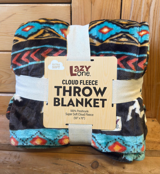 Western Horse Throw Blanket
