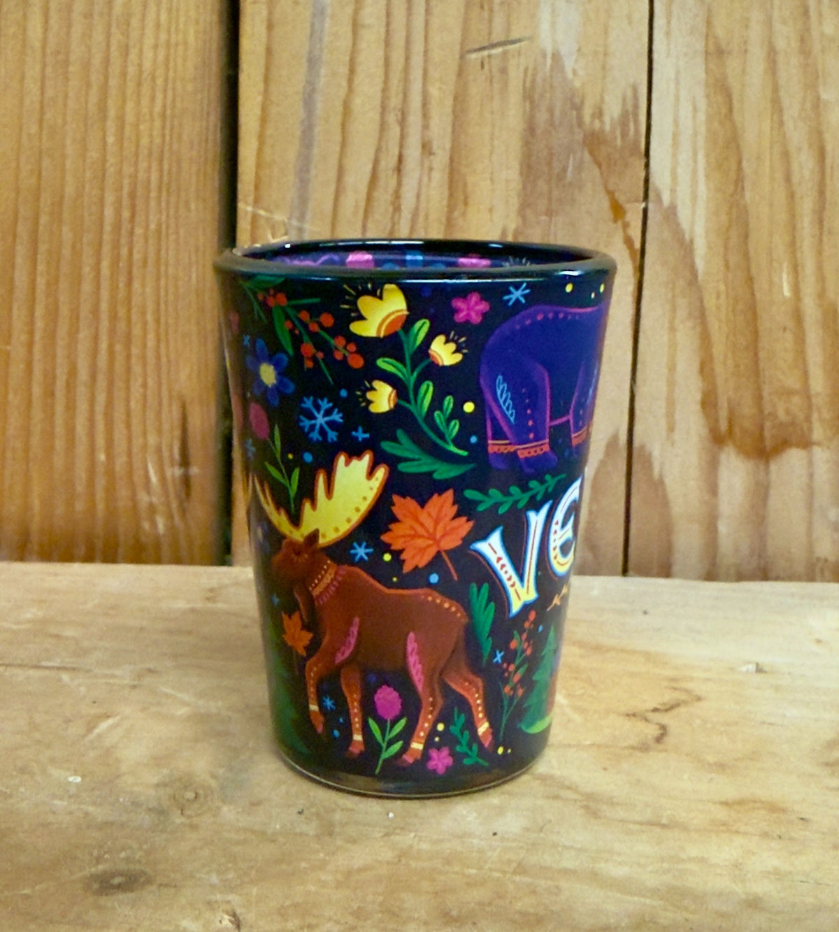 Folk Art Shot Glass