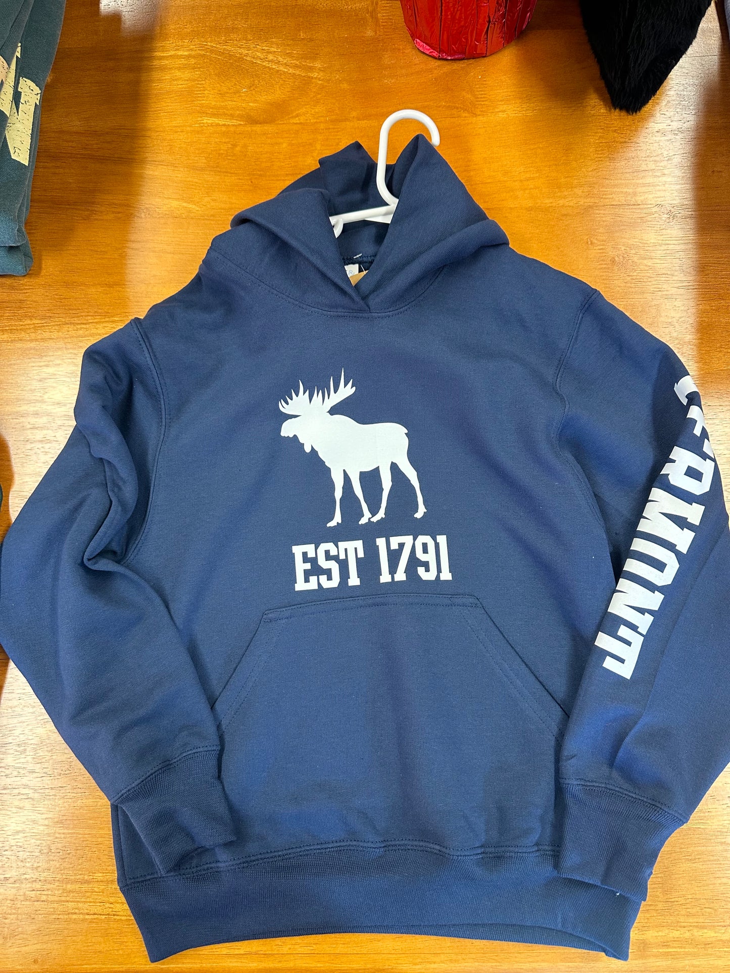 PC90YH Youth Moose Est 1791 Hoodie