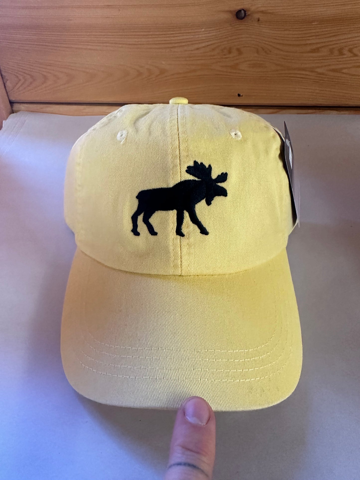 Black Moose Cap Color Yellow