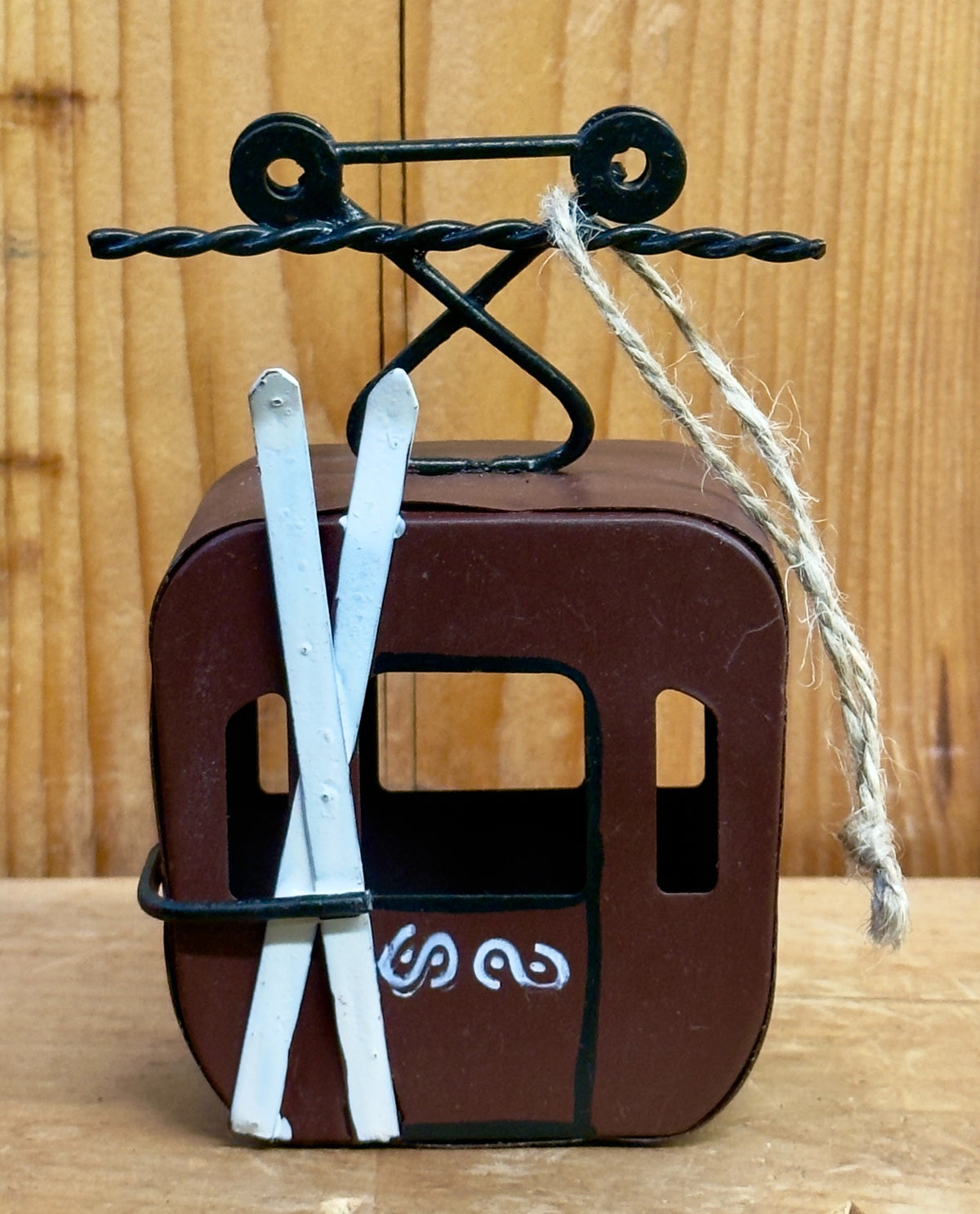 Red Chairlift Ornament