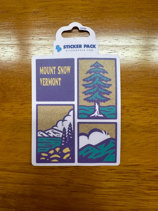 Mount Snow Windows Sticker