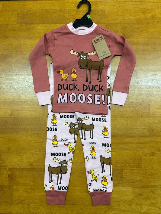 Duck Duck Moose Kids PJ Set Color Pink