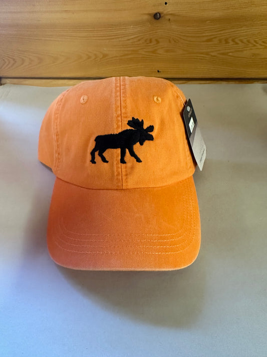 Black Moose Cap Color Orange