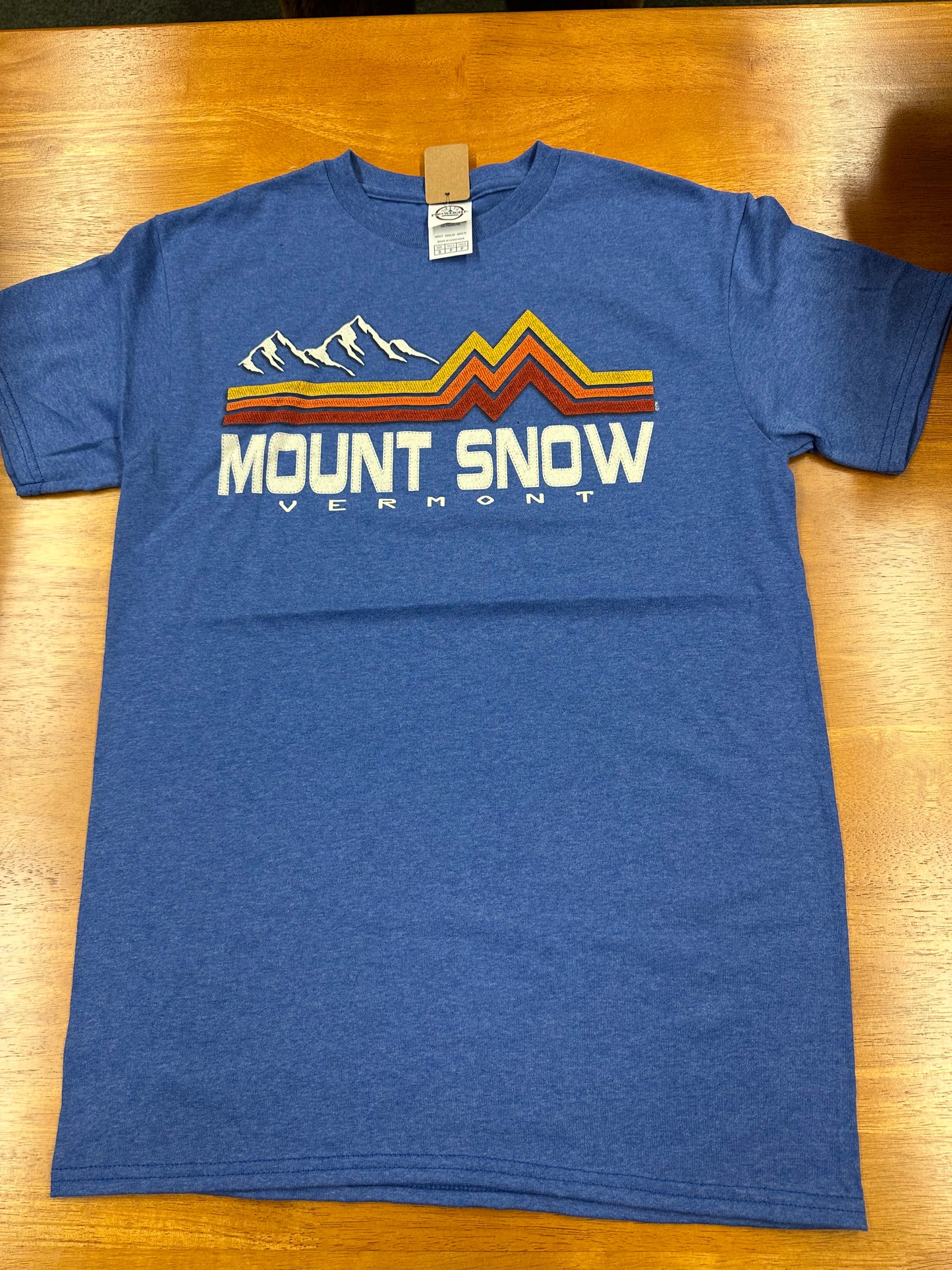 Mount Snow VT 3 Stripe Full Front