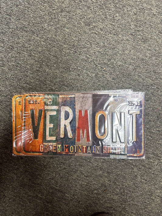 VT Rustic License Plate