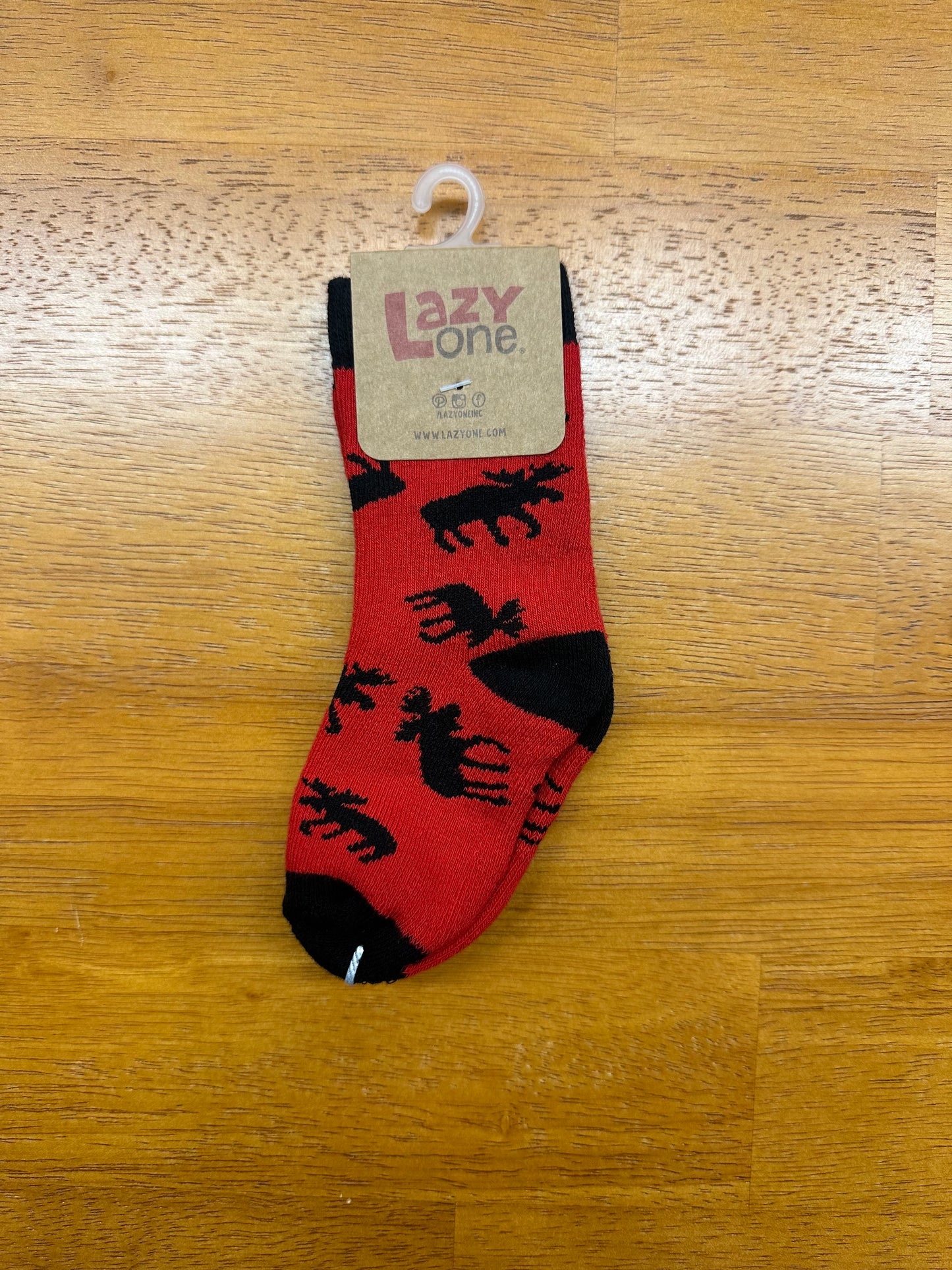 Infant Moose Socks Color Red