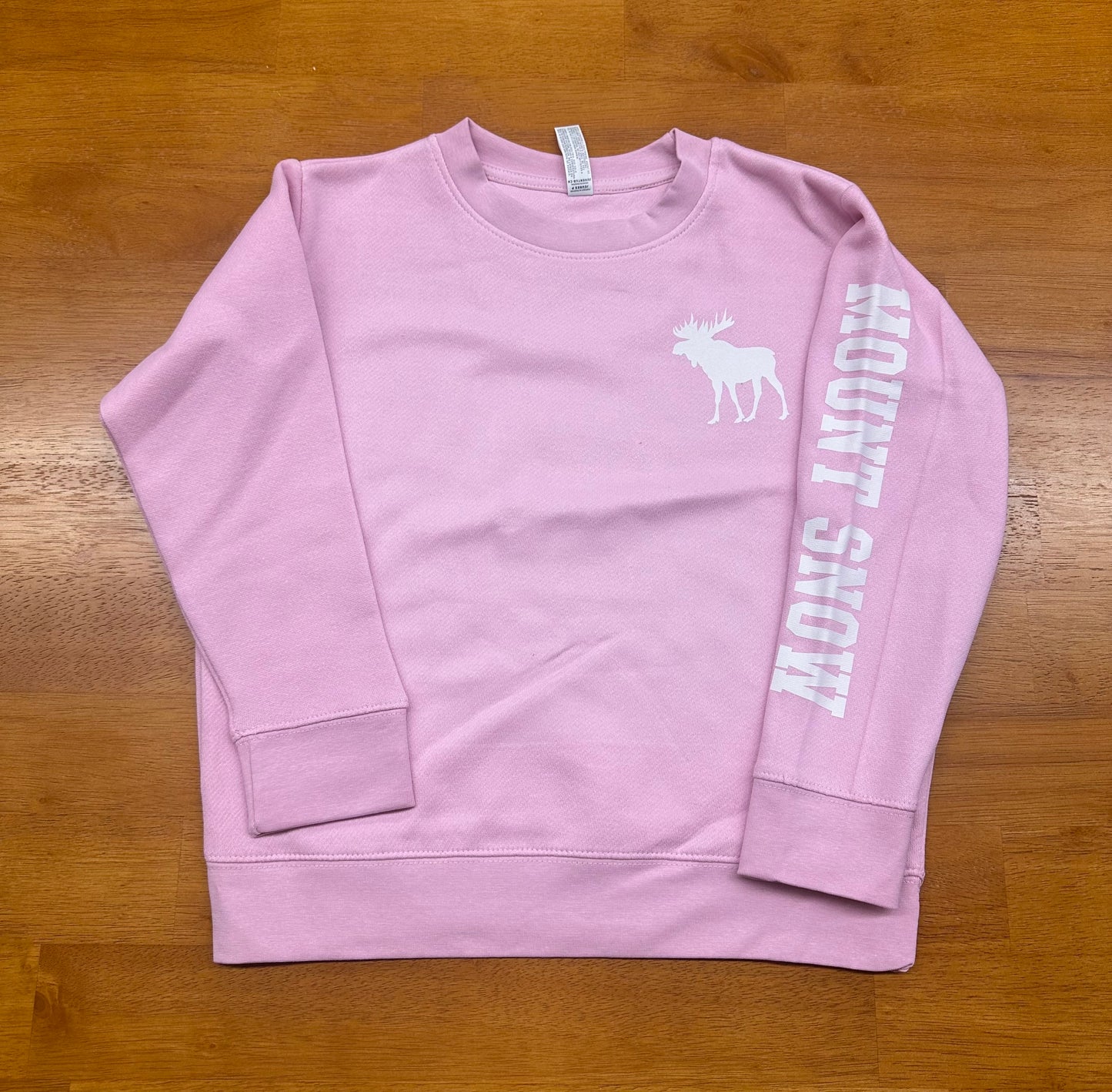 Youth Pine Crew Neck Sweater Color Pink