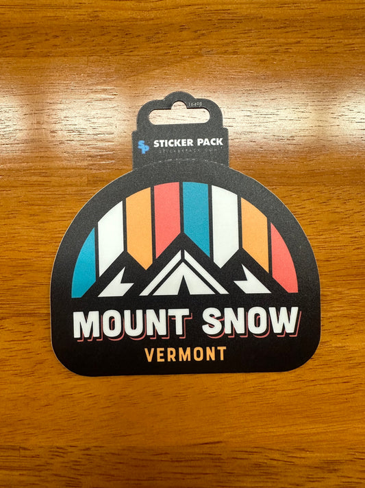 Mount Snow Mountain Peak Invert Sticker