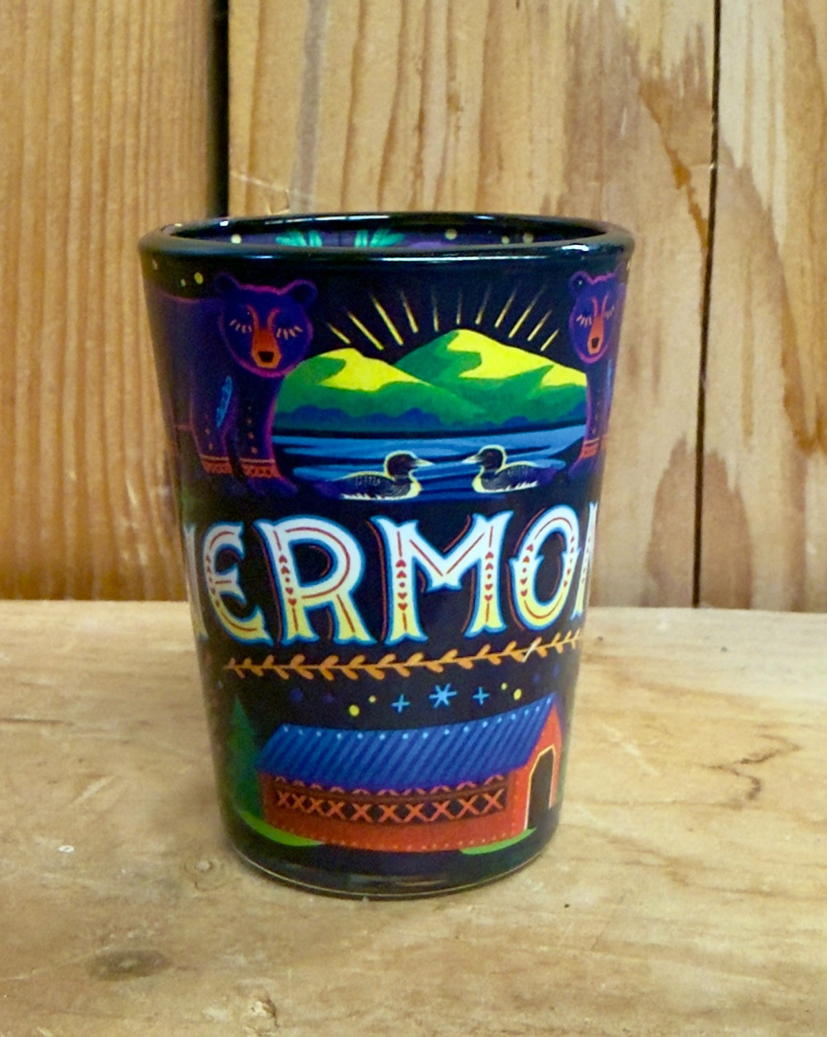 Folk Art Shot Glass