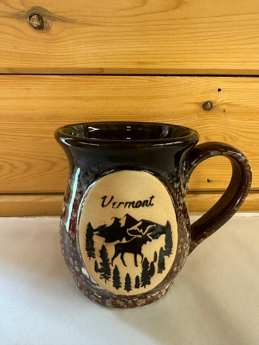 VT Moose Mug Color Brown