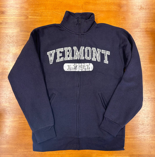 Vermont 1791 Zip up color navy