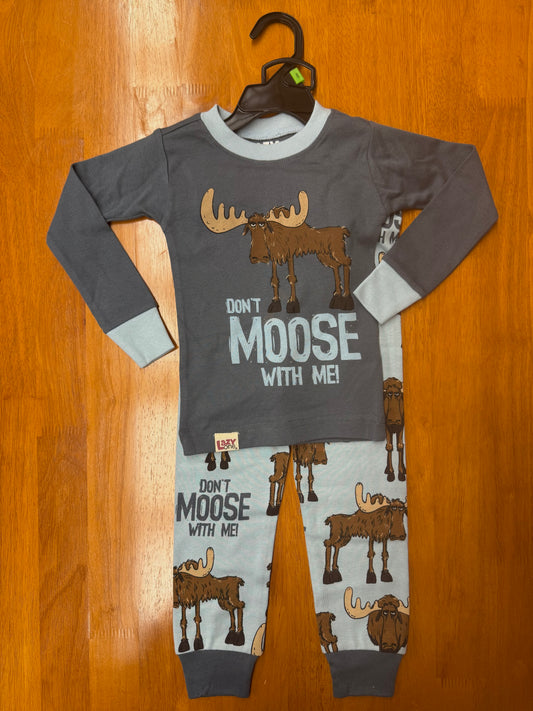Don't Moose With Me PJ Set Color Blue